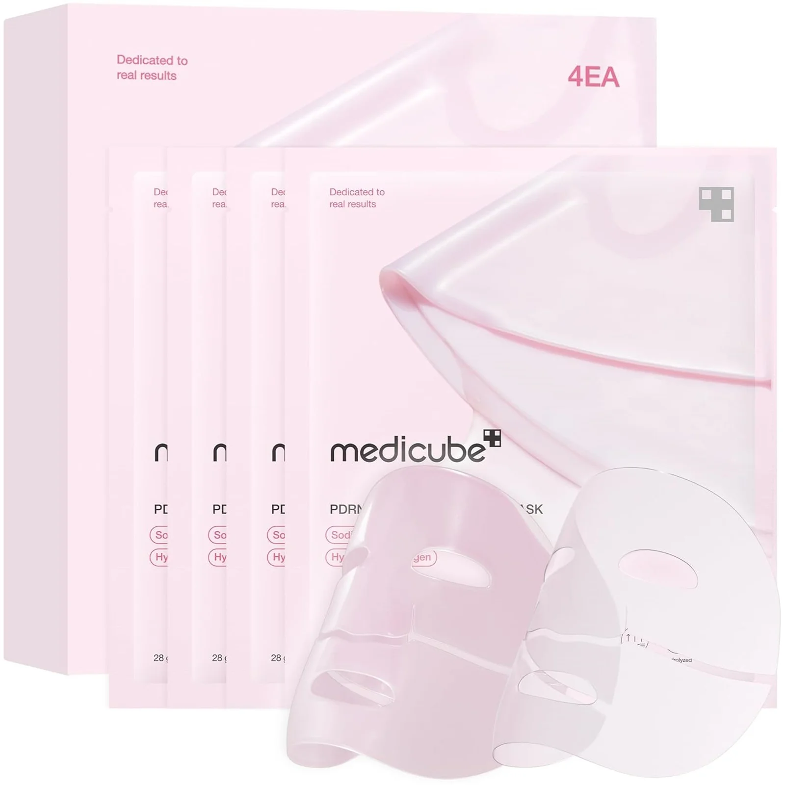 MASK COLLAGEN PINK MEDICUBE CAJA X4