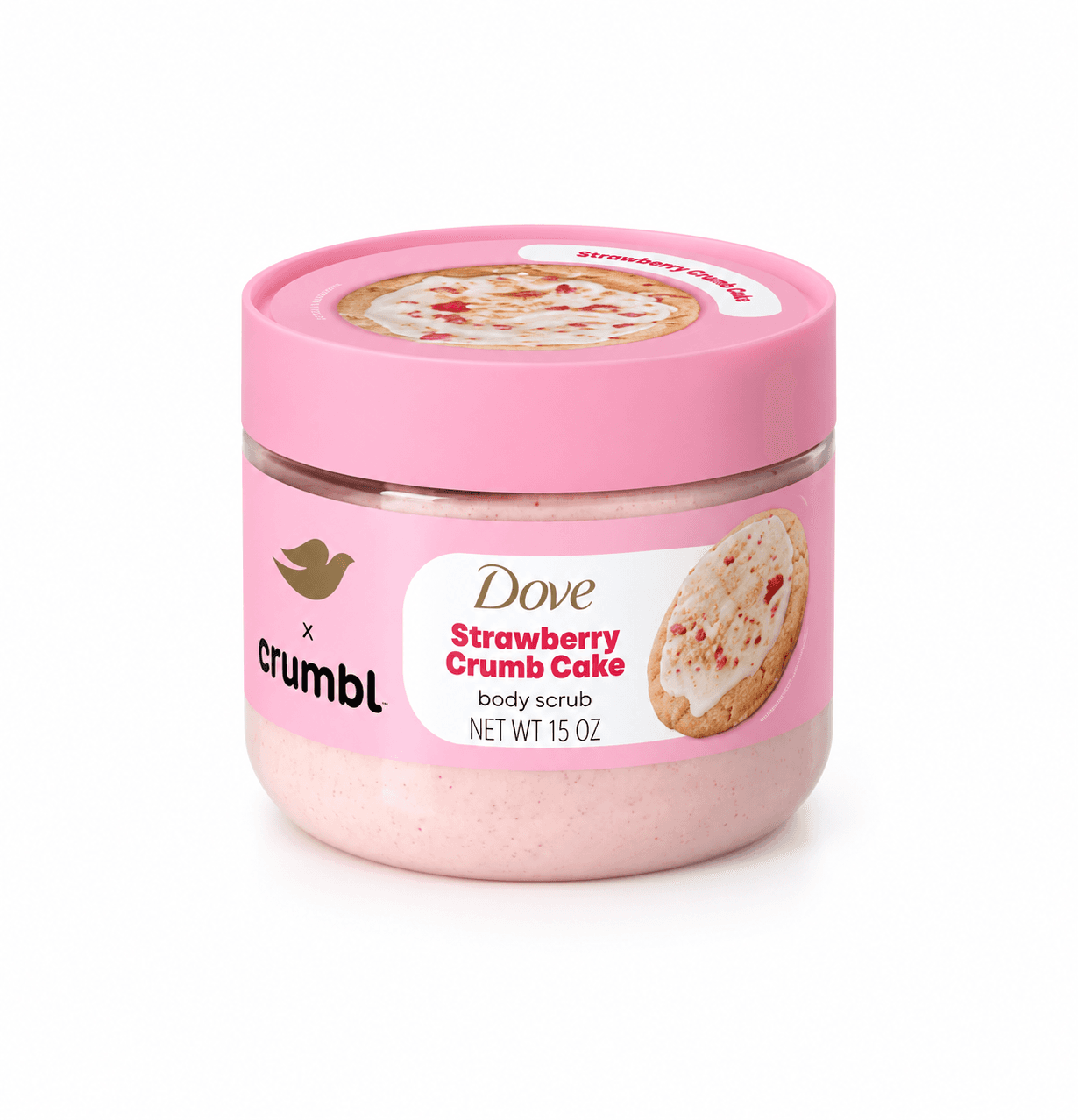 EXFOLIANTE DOVE XCRUMBL STRAWBERRY 15OZ