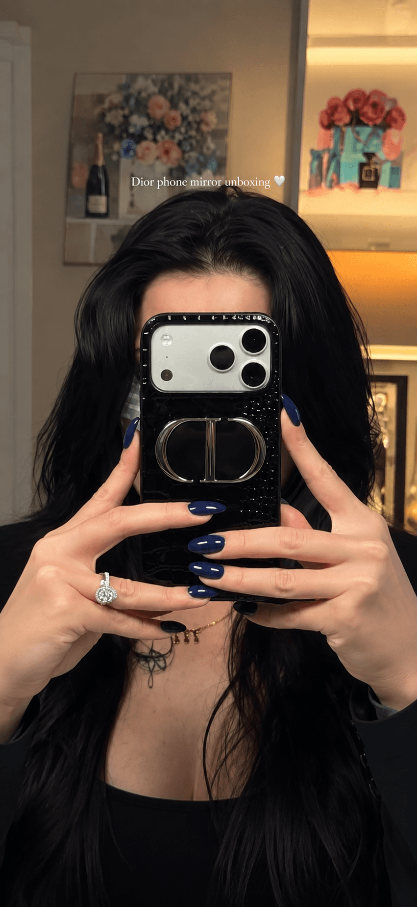 ACCESORIO PARA CELULAR CON ESPEJO DIOR