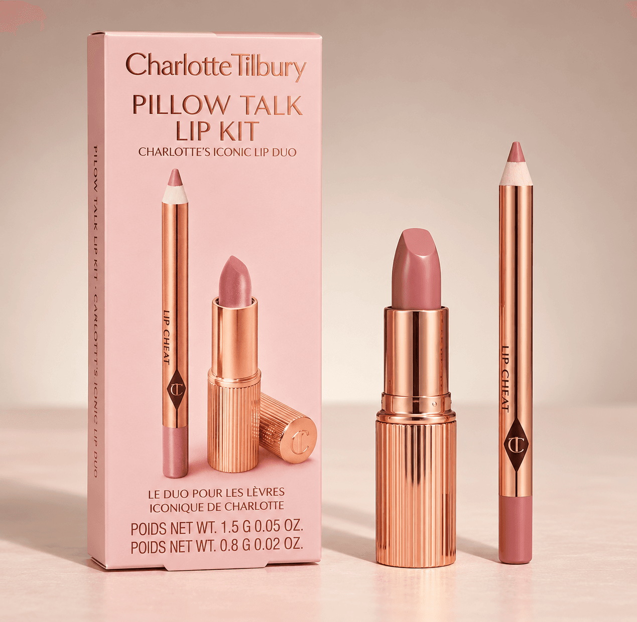 MINI LIP KIT PILLOW TALK DE CHARLOTTE TILBURY