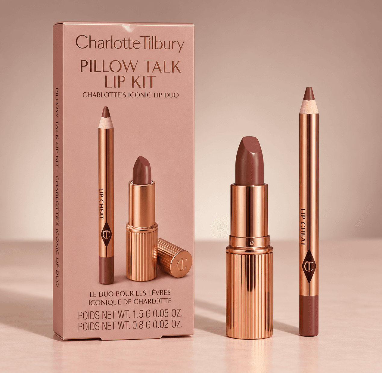 MINI LIP KIT PILLOW TALK DE CHARLOTTE TILBURY